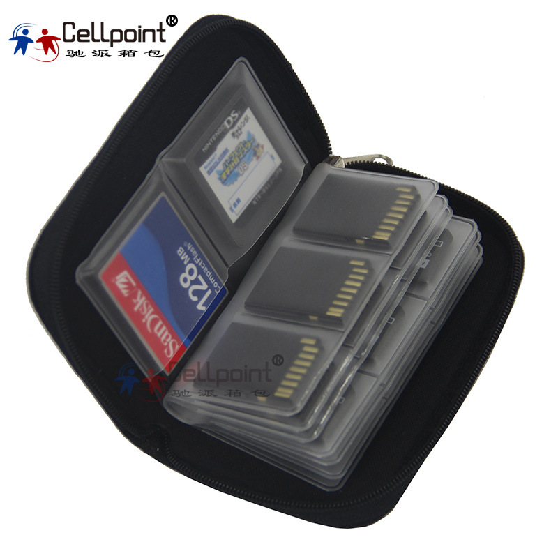 1018多功能内存卡包 手机卡包 相机卡CF卡收纳盒 SD内存卡包存储