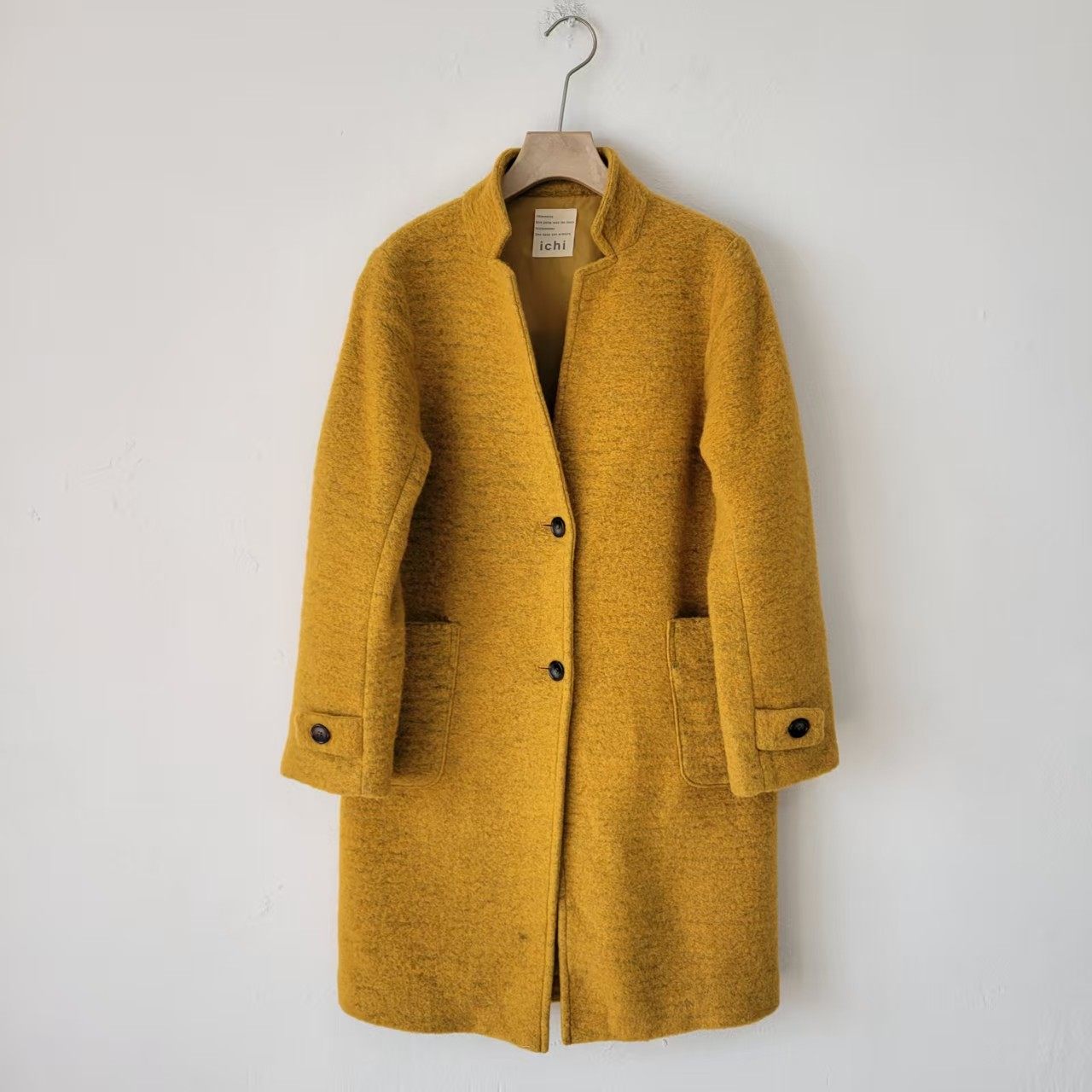 5款日单通勤风黄色立领单排扣中长款毛呢外套女宽松秋冬质感大衣,女装/女士精品,汉服上装,淘宝优惠券,粉丝福利购,淘宝优惠卷