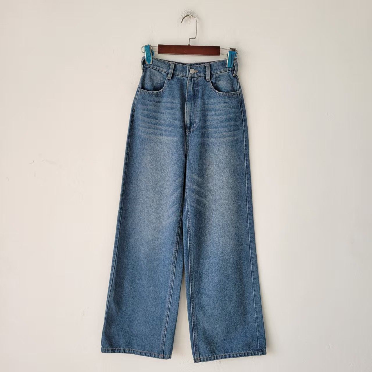 5款日单春秋季高腰牛仔阔腿裤女秋季休闲裤显瘦长裤时尚潮直筒裤,女装/女士精品,汉服裤装,淘宝优惠券,粉丝福利购,淘宝优惠卷