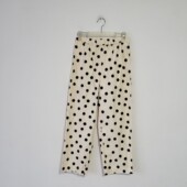 百搭舒适裤 5款 女宽松高腰显瘦休闲裤 复古波点直筒裤 子 日系春秋季