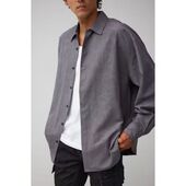 秋季 复古休闲百搭男新款 拼色翻领长袖 4色日单新款 衬衫 男衬衣上衣