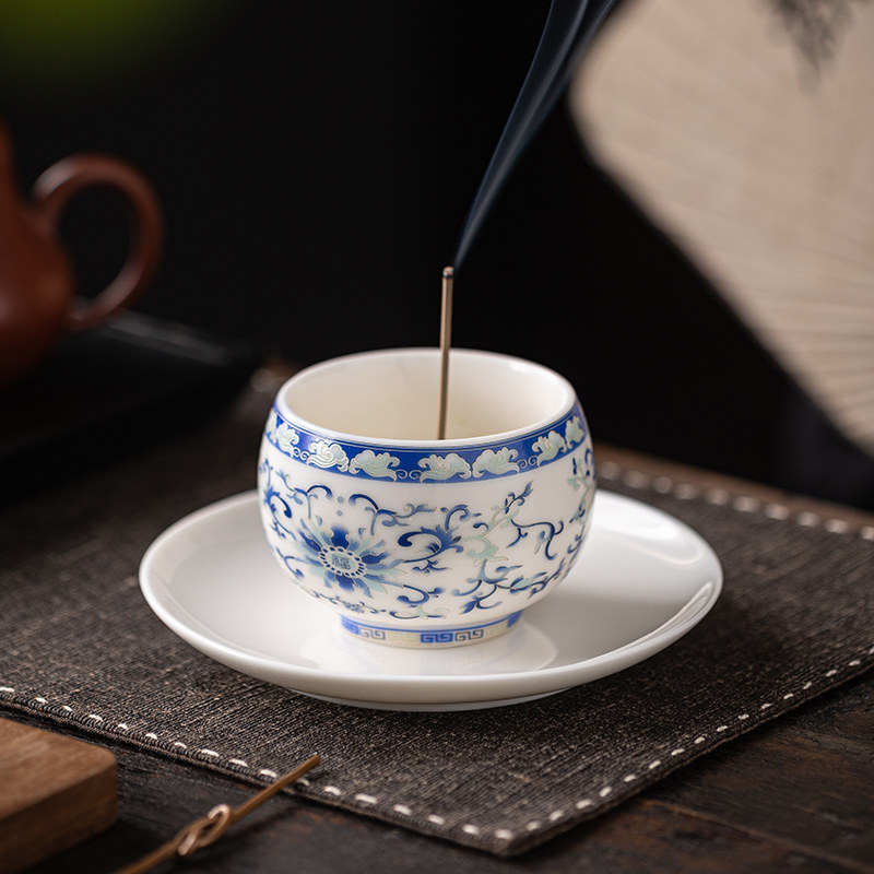 中式线香炉陶瓷创意接灰炉线香插檀香炉茶室香座香薰炉摆件点香器,餐饮具,茶道/香炉,淘宝优惠券,粉丝福利购,淘宝优惠卷