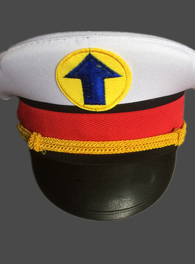 万圣节cosplay黑猫警长帽子六一儿童小交警演出帽子