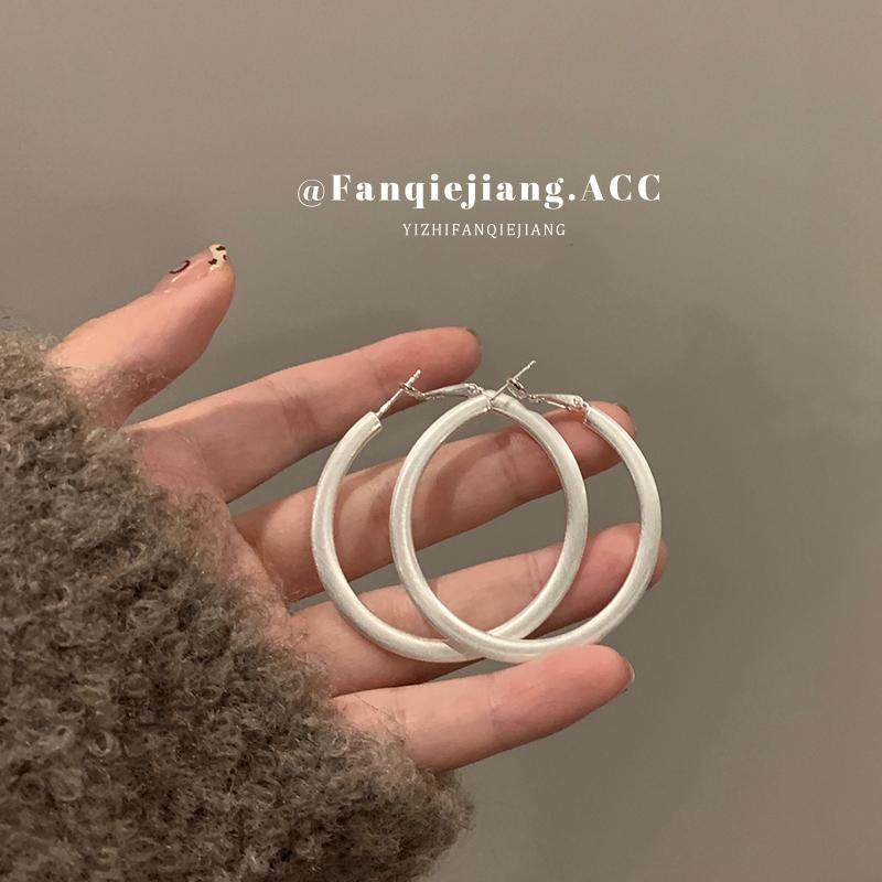 一只番茄酱夸张大圈圈耳环耳钉女,饰品/流行首饰/时尚饰品新,耳环,淘宝优惠券,粉丝福利购,淘宝优惠卷