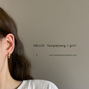 养耳洞耳钉耳环小圈简约冷淡风女小巧ins风2020年新款 潮气质百搭
