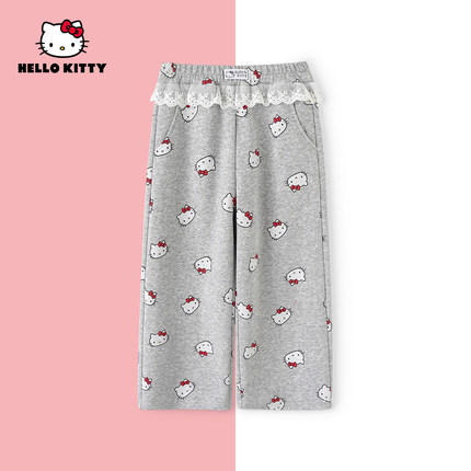 HelloKitty秋季新款女童装裤子中大童儿童休闲裤AC5324MK485