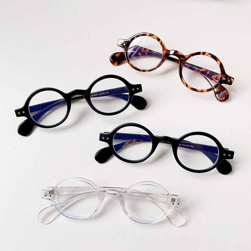 日系眼镜框男士复古小框可配度数近视眼镜架女素颜软妹黑框平光镜