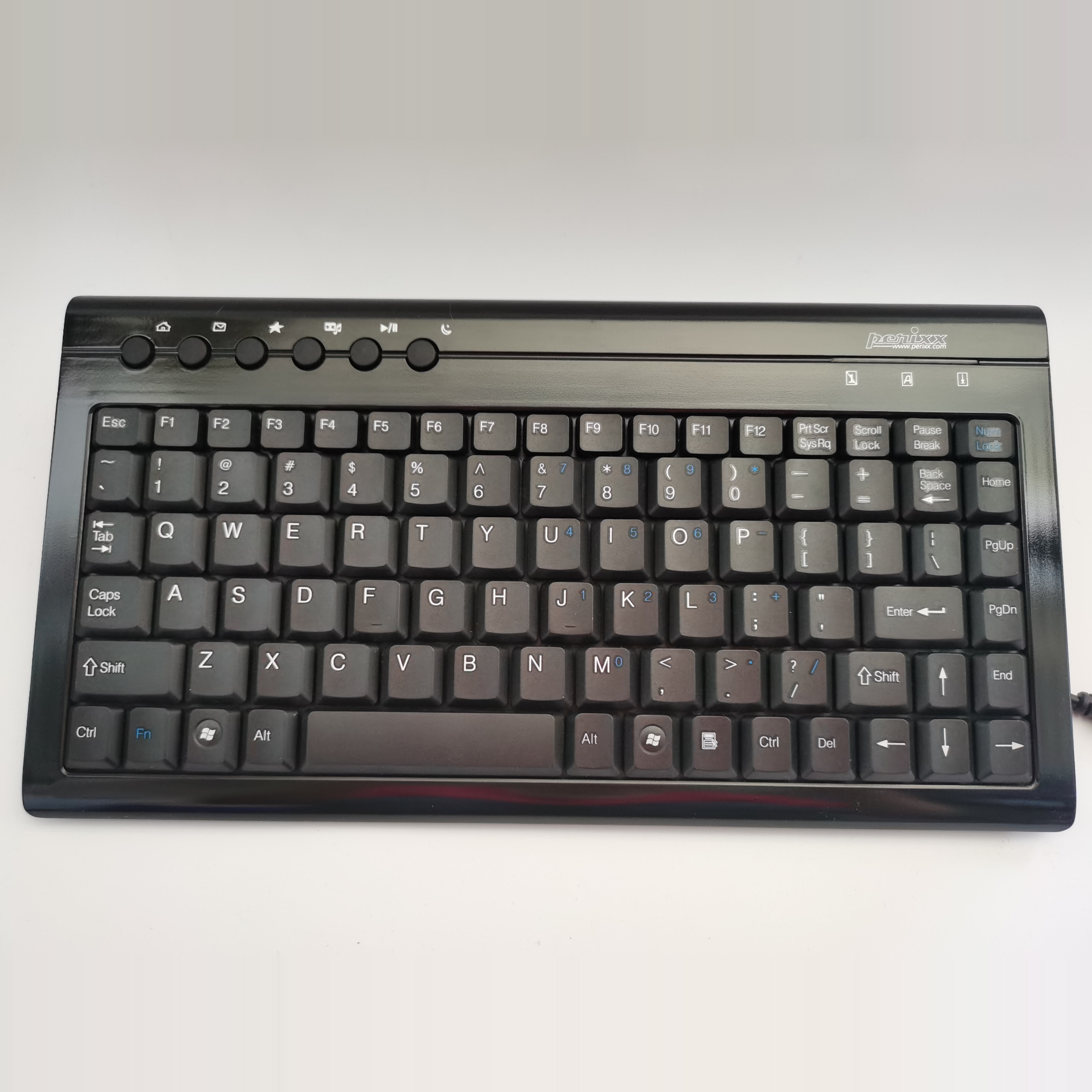 包邮清仓佩锐406有线钢琴镜面迷你多媒体USB接口办公工业键盘