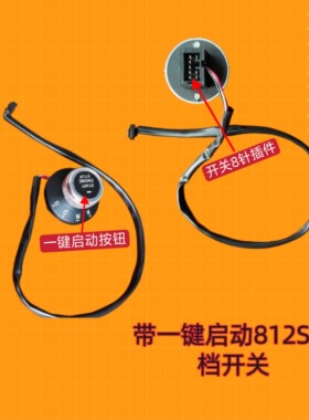 新能源EV老年代步车低速电动三四轮轿车一键启动前进倒退变档开关