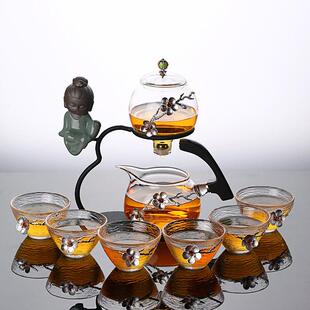 家用一整套轻奢客厅小型自动茶盘茶台烧水器煮茶壶一体 茶具套装