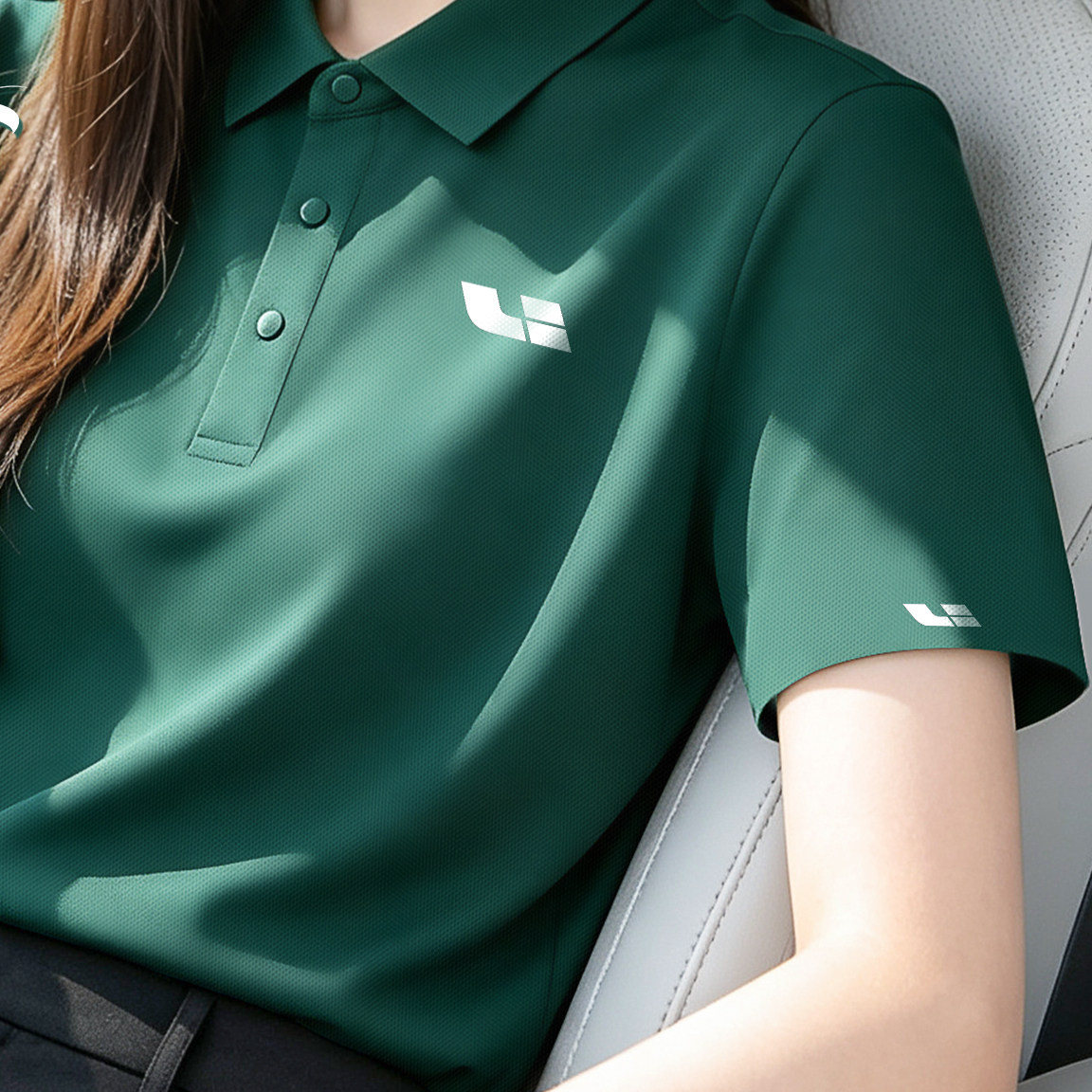夏季polo衫工作服定制印