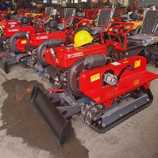 35型旱地履带旋耕机加旋耕除草开沟回填推土木箱包装