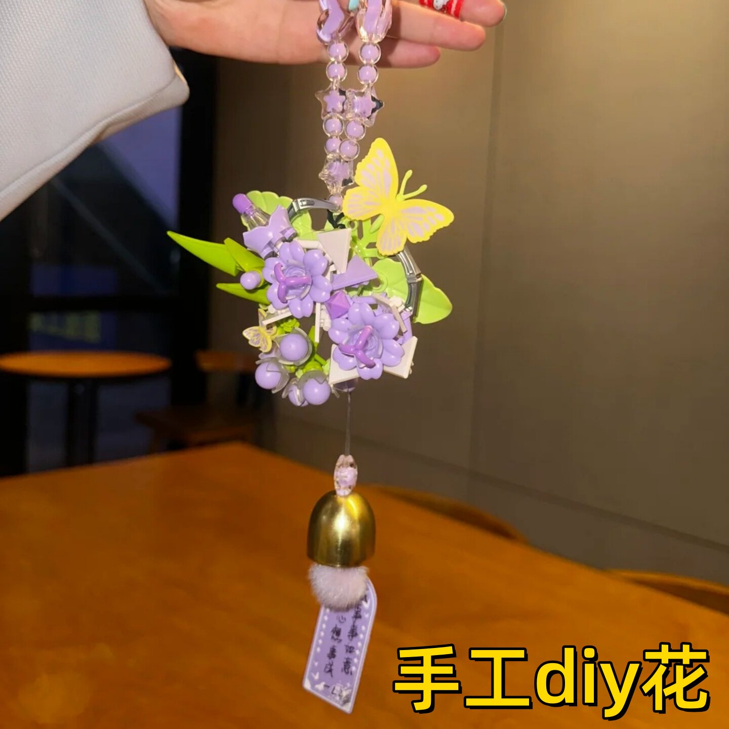 创意壁挂积木花束手工diy永生花花愿祈摆件女神节情人节女生礼物