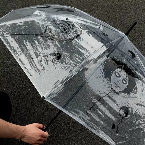 伊藤润二富江透明长柄自动伞