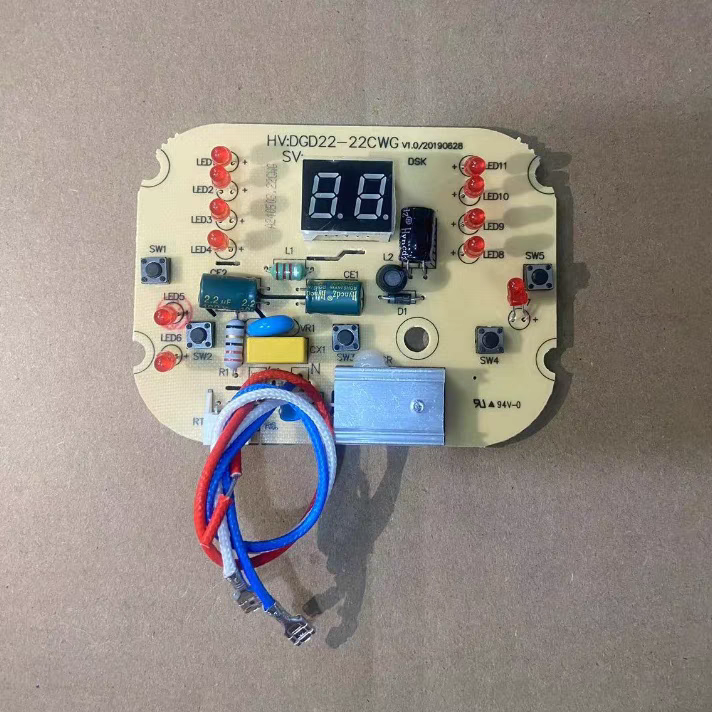 天际电炖锅按键板隔水炖DGD22-22CWG线路板显示板电源板控制板
