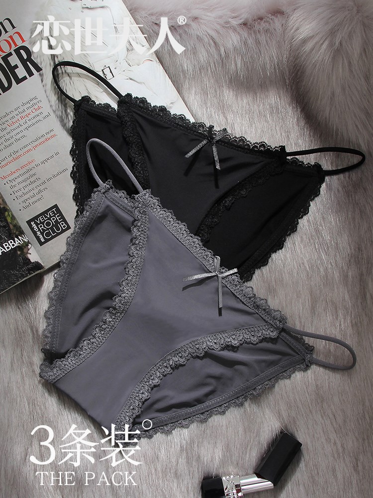 2019 new women slimming underwear lace stitching fun女士内裤