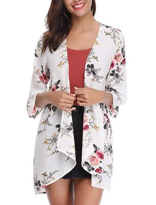 Sexy fashion printed cardigan jacket in spring and summer