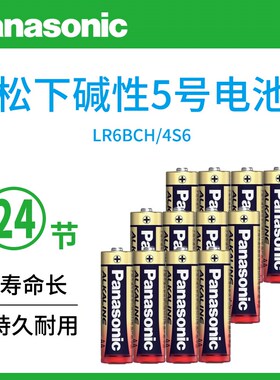 Panasonic/松下,Alkaline Battery,(AA,LR6BCH/4S6),24pcs