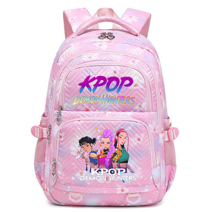 KPOP猎魔女团周边书包米拉佐伊鲁米联名双肩包小学生痛包儿童背包