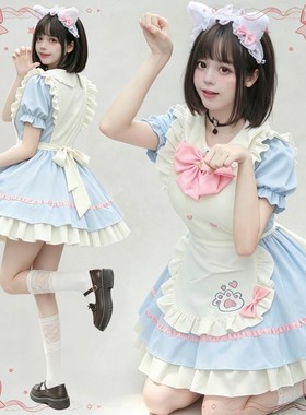 洛丽塔公主裙原创鞋子Lolita日常轻lo裙女童裙撑内搭头饰丝袜长袖