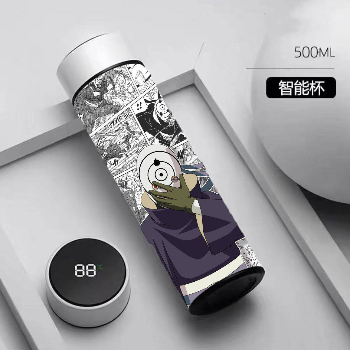 火影忍者周边保温杯漩涡鸣人马克杯佐助咖啡杯自来也痛杯子卡卡西