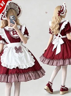 洛丽塔公主裙原创鞋子Lolita日常轻lo裙女童裙撑内搭头饰丝袜长袖