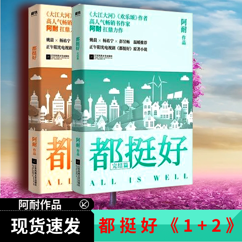 阿耐作品 都挺好 套装2册现代都市家庭情感职场小说书籍由姚晨倪大红