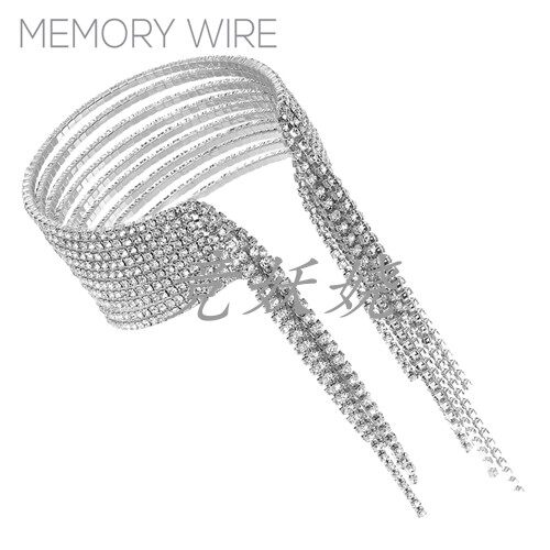 美国代购Western Fashion西方时尚狂欢派对饰品10排水钻流苏手镯