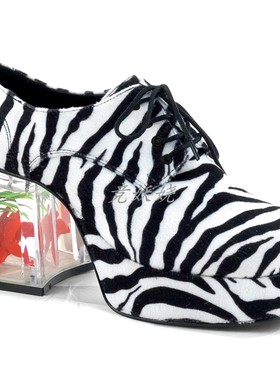 美国Pleaser8cm正品男士春秋季个性鞋跟低帮男鞋/低帮鞋/PIMP-02