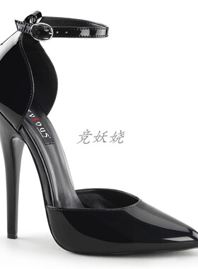 美国Pleaser/Devious15.24cm脚环绑带高跟鞋/低帮鞋/DOMINA-402