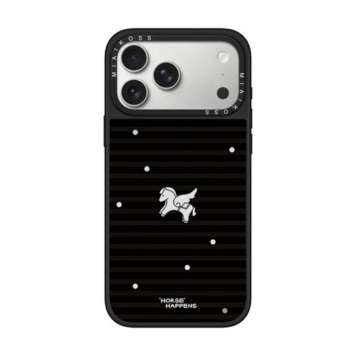 MIAIKOSS/妙吻新年红马年条纹小木马适用iPhone17Promax苹果16手机壳15潮牌14防摔套13个性12女11艺术磁吸18