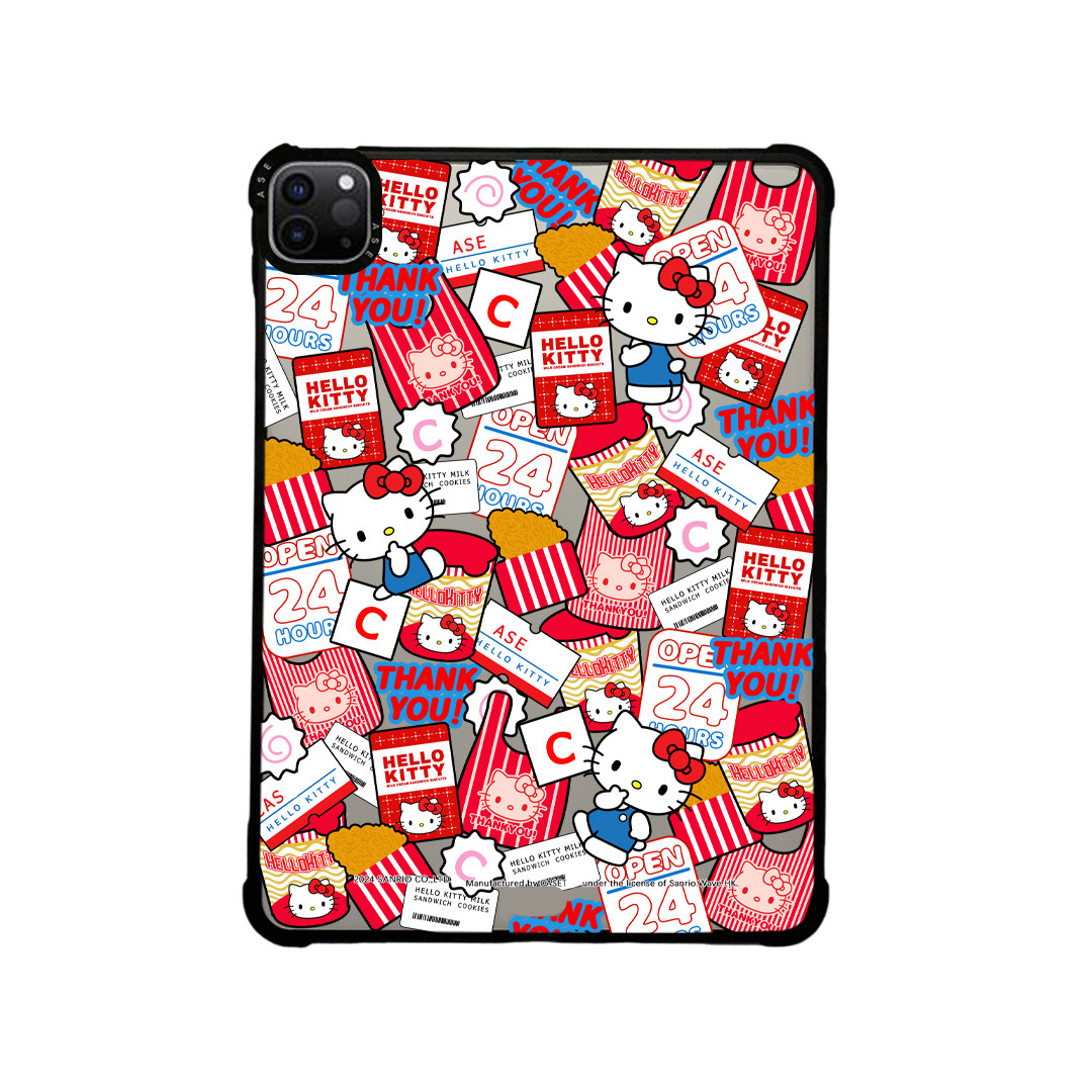 联名哈喽KT凯蒂猫50周年适用苹果iPad Pro11寸平板电脑mini7/6保护套ipad10/11代防摔壳13/12.9创意air8 A16