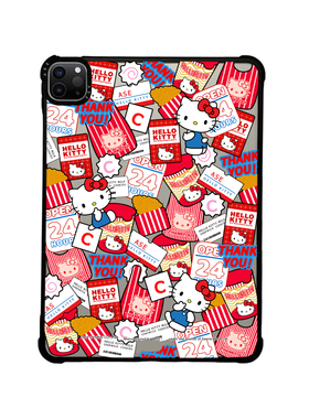 联名HelloKitty凯蒂猫50周年适用苹果iPad Pro11寸平板电脑mini7/6保护套ipad10/11代防摔壳13/12.9mini创意