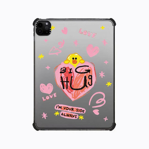 莎莉粉红告白 适用苹果iPad Pro12.9寸平板mini7保护套2024 Air第4/5/6/7/8代11寸卡通ipad10/11防摔壳A16