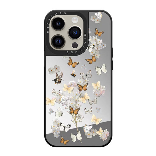 MIAIKOSS/妙吻联名满屏蝴蝶吸花蜜适用iPhone18Promax苹果17手机壳潮14防摔套13个性12女15/16蝴蝶玫瑰花磁吸
