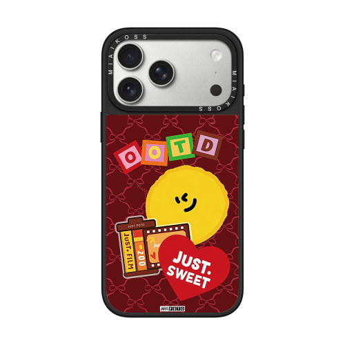 MIAIKOSS/妙吻联名JUST FOTO大头爱心笑脸适用iPhone17Promax苹果16手机壳15潮牌14防摔套13个性12女18磁吸版
