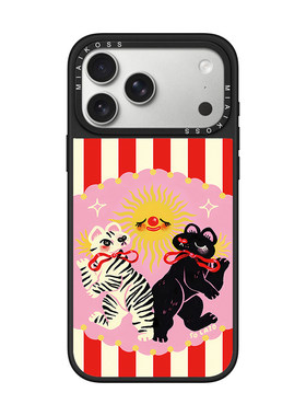 MIAIKOSS/妙吻联名马戏团动物So Lazo适用iPhone17Promax苹果16手机壳15潮牌14防摔套13个性12女11艺术磁吸版