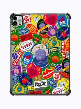 MIAIKOSS恶魔果实满印MIKKO适用苹果iPad Pro11寸平板电脑mini7/6保护套ipad10/11代防摔壳13/12.9mini卡通