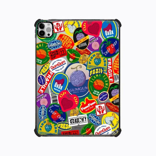MIAIKOSS恶魔果实满印MIKKO适用苹果iPad Pro11寸平板电脑mini7/6保护套ipad10/11代防摔壳13/12.9卡通air7/8