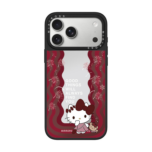 MIAIKOSS/妙吻新年哈喽KT凯蒂猫波浪挎包适用iPhone17Promax苹果16手机壳15潮牌14防摔套13个性12女磁吸卡通