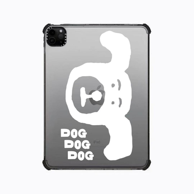 CASE联名小白狗DOG可爱抽象表情适用苹果iPad Pro11寸平板电脑mini7/6保护套ipad10/11代防摔壳13/12.9寸M4