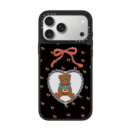 MIAIKOSS/妙吻联名蝴蝶结爱心小熊适用iPhone17Promax苹果16手机壳15潮牌14防摔套13个性12女11艺术家磁吸版