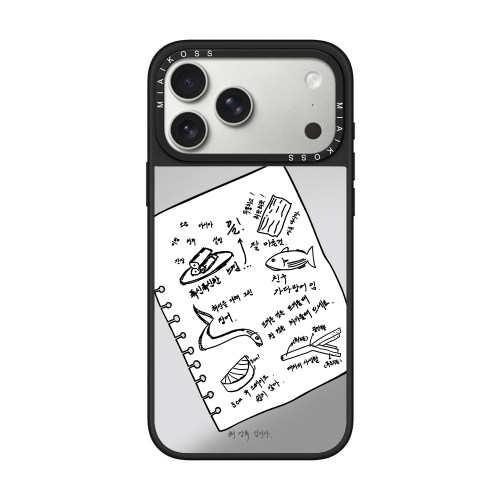 MIAIKOSS联名主厨Choi Kang Rok烹饪笔记适用iPhone17Promax苹果16手机壳15潮牌14防摔套13个性12女18磁吸版