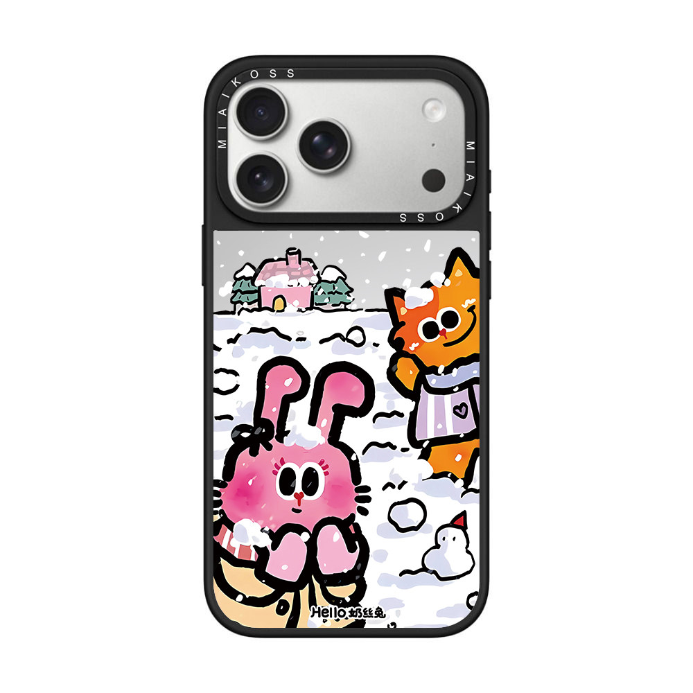 联名星球奶丝兔和伙伴适用iPhone17Promax苹果16手机壳15潮牌14防摔套13个性12女11艺术家磁吸版卡通创意少女