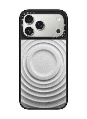 MIAIKOSS/妙吻联名银白波漾纹权志龙同款适用iPhone17Promax苹果16手机壳15潮牌14防摔套13个性12女11磁吸