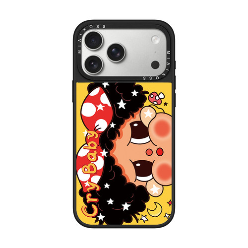 MIAIKOSS/妙吻联名cry baby 哭娃爆炸头星星适用iPhone17Promax苹果16手机壳15潮牌14防摔套13个性12女磁吸版