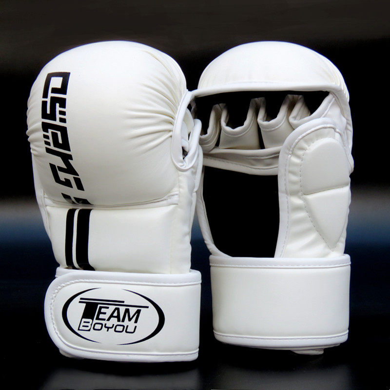 半指拳套MMA专业训练泰拳搏击格斗儿童成人ufc分指拳击手套打沙袋
