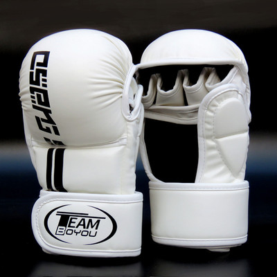 半指拳套MMA专业训练泰拳搏击格斗儿童成人ufc分指拳击手套打沙袋