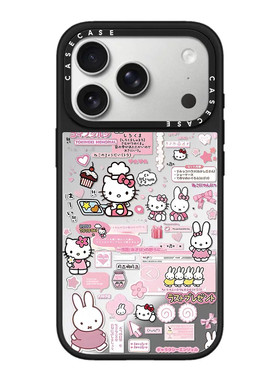 CAHSEITIFY米菲兔K卡通T猫猫适用iPhone苹果18promax/17手机壳16高级15磁吸14plus/13复古12C家华强北代购