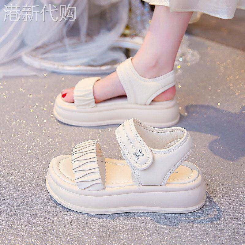 罗马配裙子凉鞋女2026夏季新款休闲百搭厚底高级感外穿凉鞋踩屎感
